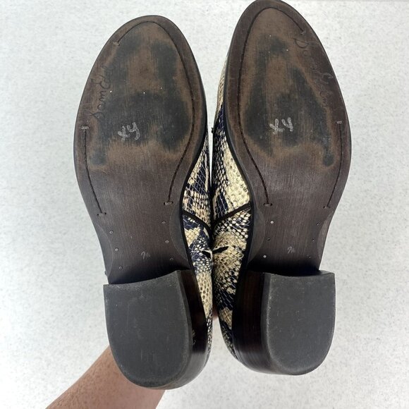 Sam Edelman Petty Snakeskin Booties 7.5 - Picture 8 of 9